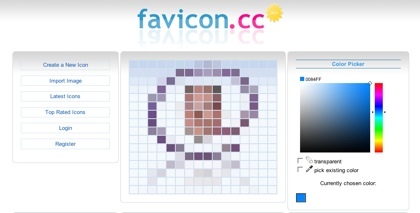 Favicon.cc, creando favicons desde la web