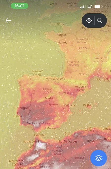eltiempo.es iPhone マップ温度