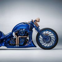 Diamantes, oro y 2.500 horas de trabajo: así es la Harley-Davidson más cara de la historia