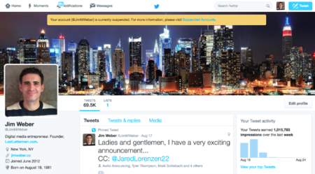 La expulsión temporal de un periodista por publicar GIFs, otra prueba de los deberes que tiene Twitter