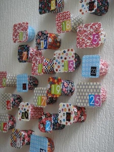 Calendario Adviento Envases Yogur