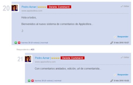 Mejoramos el sistema de comentarios en Applesfera