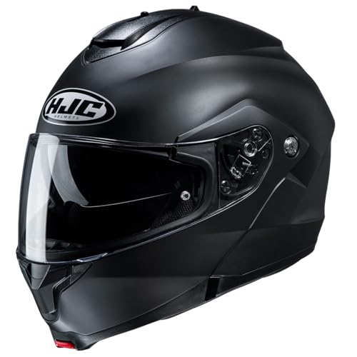 HJC, Casco Moto Modular C91N Solid Semi Flat Black, L