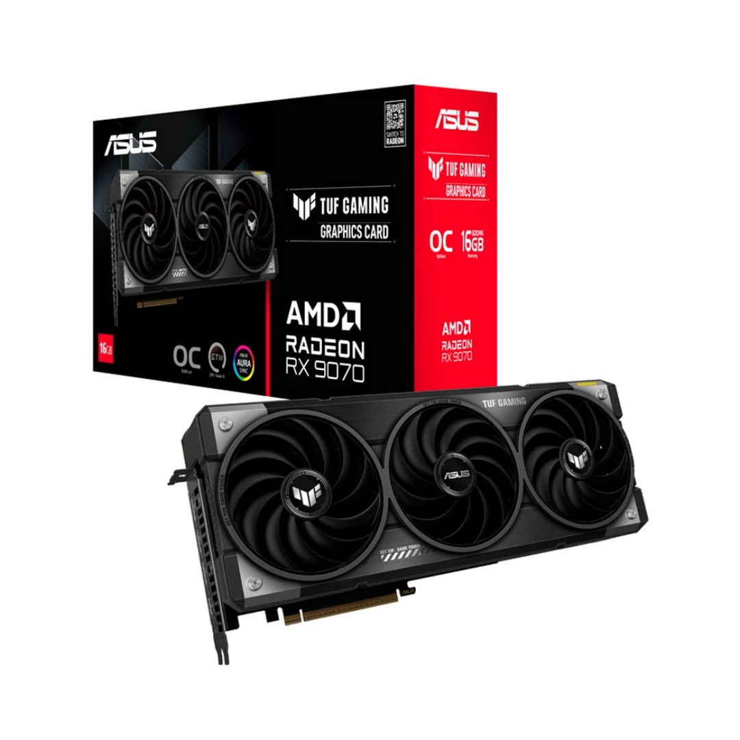 Tarjeta Gráfica Asus TUF Gaming AMD Radeon RX 9070 OC 16GB GDDR6

