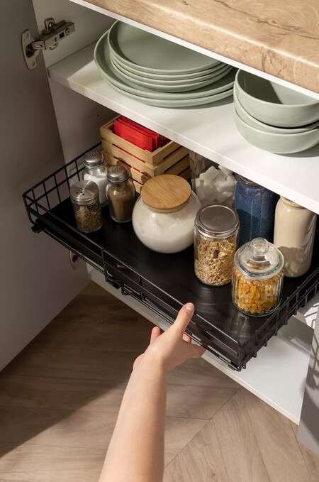 Organizador extraíble de armario de cocina
