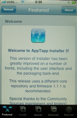 Actualización de Installer.app a la versión 3.03B