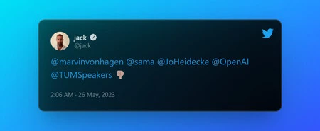 ジャックのツイート