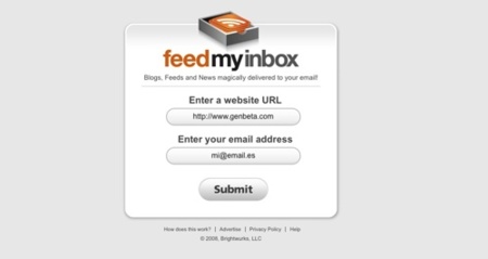 FeedMyInbox, al día de las novedades de sitios web mediante por e-mail