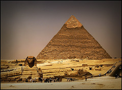 Encuentro gourmet en las pirámides de Egipto