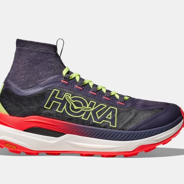 Zapatillas de trail running de mujer TECTON X 3 HOKA - Azul marino / Naranja

