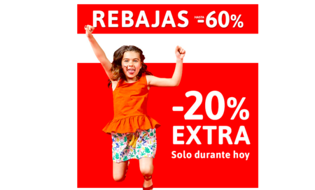 20% extra en las rebajas de La Redoute para apoyar a la roja en el partido de hoy