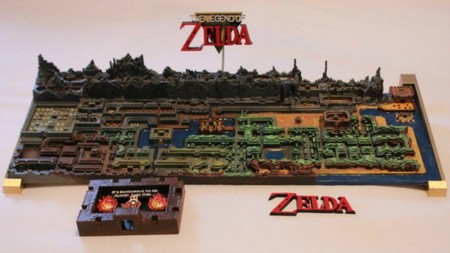 El mapa original de The Legend of Zelda es recreado a la perfección en 3D