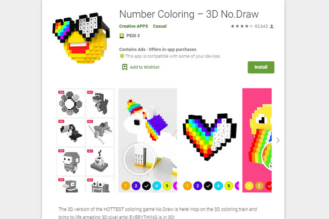 Numbercoloring