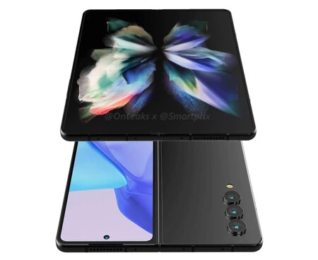OnLeaksのレンダリングによると、Samsung Galaxy Z Fold 4