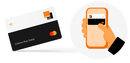 Sin números, CVC ni fecha de caducidad: así es la tarjeta de débito 100% móvil que estrena Orange Bank en España