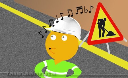 Obras en la carretera