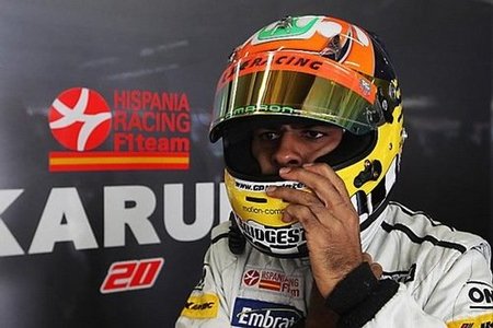 Karun Chandhock sigue imponiéndose en Hispania Racing Team