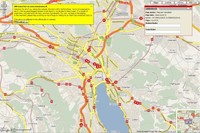 Mapa de los trenes suizos en tiempo real