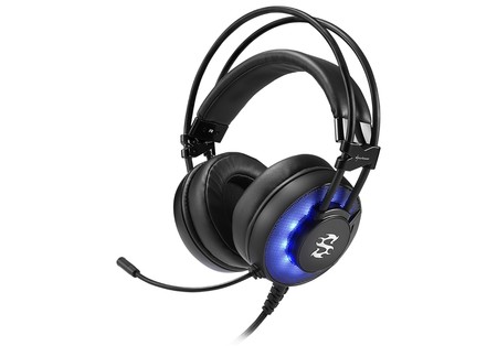 Sharkoon se apunta a los auriculares gamer llamativos con este modelo con iluminación LED incorporada