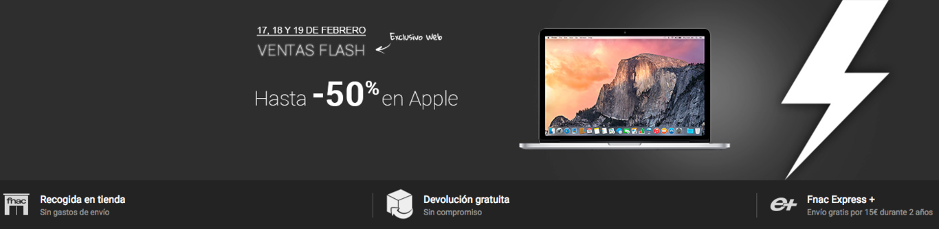 Ventas Flash en Fnac: las 12 mejores ofertas en Apple