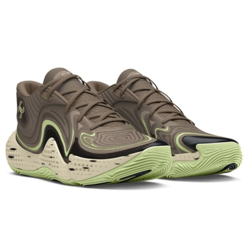 Under Armour Zapatillas de baloncesto de hombre UA Spawn 6 Mid Camo