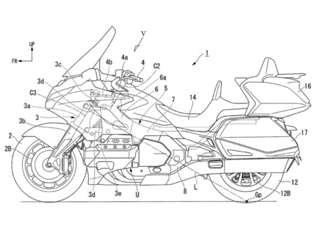 Estas patentes muestran que Honda trabaja en un sistema autónomo de asistencia a la dirección para sus motos