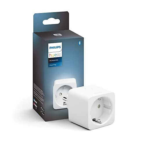 Philips Hue Smart Plug, Tipo G, Blanco | Control Inteligente para Lámparas Estándar, Control con Aplicación Bluetooth, Funciona con Alexa, Google Home y Apple Home