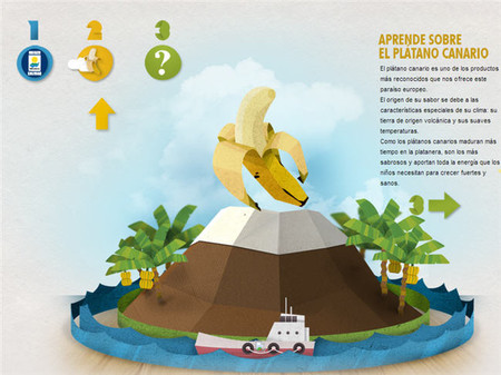 Campaña para dar a conocer el plátano de Canarias y promover un concurso dirigido a familias