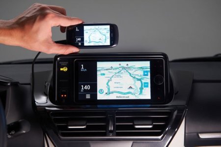 Toyota permitirá duplicar la pantalla del móvil en el salpicadero