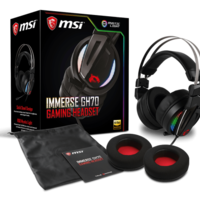 MSI Immerse GH70, unos auriulares para gaming con iluminación LED incorporada 