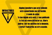 Denunciar las infracciones a través de Internet