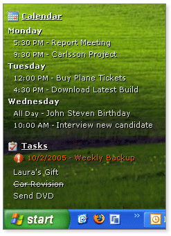 Muestra información de Outlook en tu escritorio con DeskTask