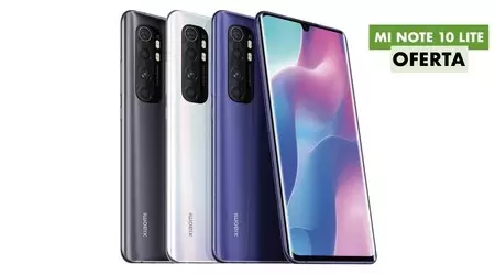 Con el cupón PQ32020 de eBay, el Xiaomi Mi Note 10 Lite con 6 GB de RAM y 64 GB de almacenamiento es un auténtico chollo que sólo cuesta 269 euros