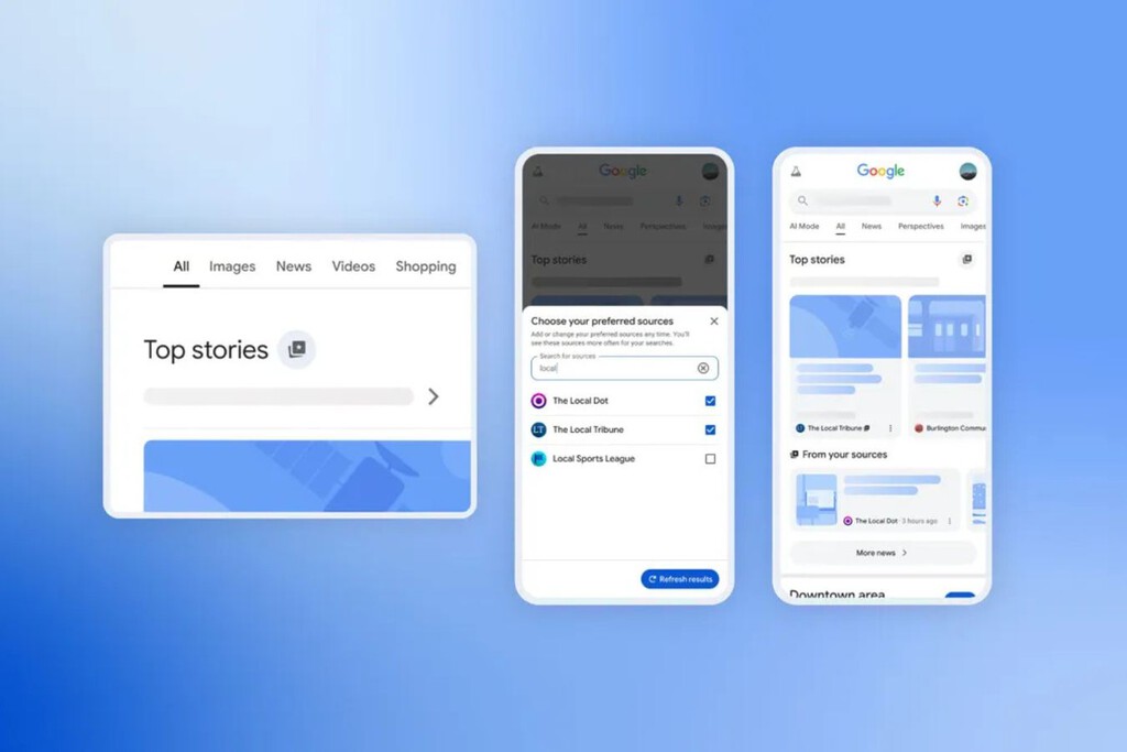 Google ahora deja que personalices tus fuentes preferidas al momento de informarte: cómo configurar tu búsqueda de noticias 