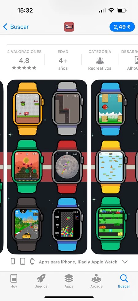 Juegos para 2025 el apple watch