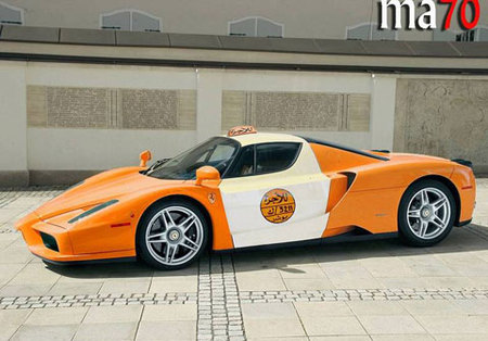 ¿Un Ferrari Enzo taxi? Parece ser que sí