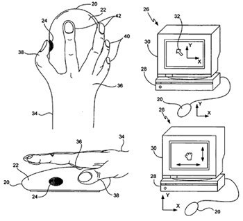 Nuevas patentes de Apple: teclado con click-wheel y ratón táctil