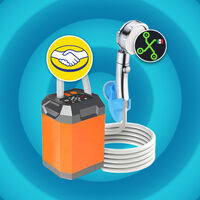 La regadera portátil que te salvará de bañarte a jicarazos: solo cuesta 383 pesos y su batería dura hasta hora y media