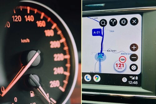 Velocimetro Android Auto
