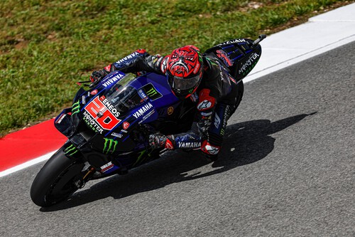 Fabio Quartararo da un golpe de autoridad para ponerse líder en Portimao y Jack Miller tira a Joan Mir