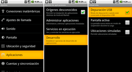 Capturas de Pantalla en Android