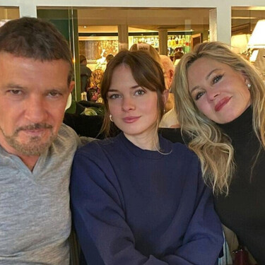 La inesperada reacción de Antonio Banderas al ver la foto de Melanie Griffith con su hija Stella 