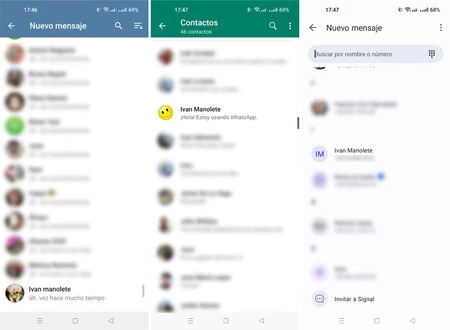 誰かが WhatsApp、Telegram、Signal を利用しているかどうかを知る標準的な方法は、各アプリで新しいメッセージをタップし、その人の名前を検索することです。あまり実用的ではありません。