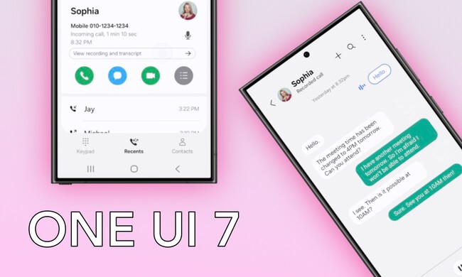 App Teléfono en One UI 7