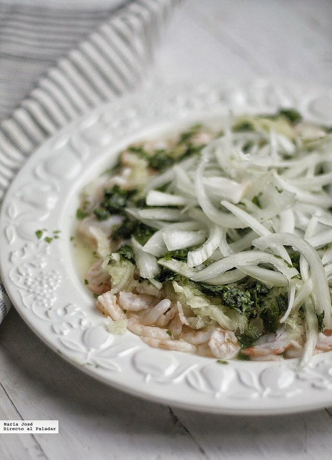 Aguachile de gambas