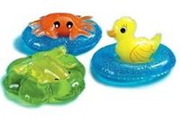 Animales que hacen pompas para el baño