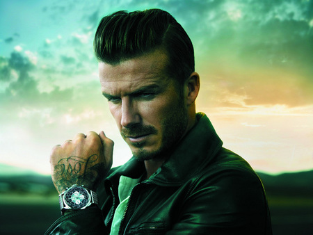 David Beckham nos da la hora con Breitling