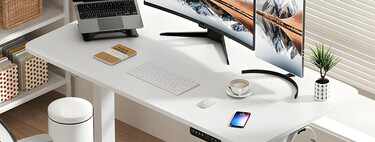 Mejora tu postura con este escritorio elevable eléctrico: hasta 160 cm y 28% de descuento en Amazon México 