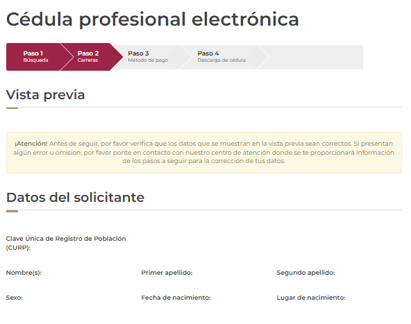 Cómo sacar mi cédula profesional por internet en México: aplica para ...