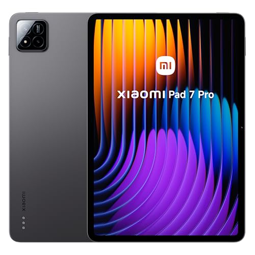 XIAOMI Pad 7 Pro Matte Glass Version - Tablet de 11,2" 3,2K (Snapdragon 8s Gen 3, 12GB RAM, 512GB ROM, 4 Altavoces, WiFi 7, batería de 8850 mAh, Cargador no Incluido), Gris (Versión ES)